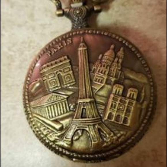 New Paris Eiffel Tower pocket watch - Picture 2 of 5